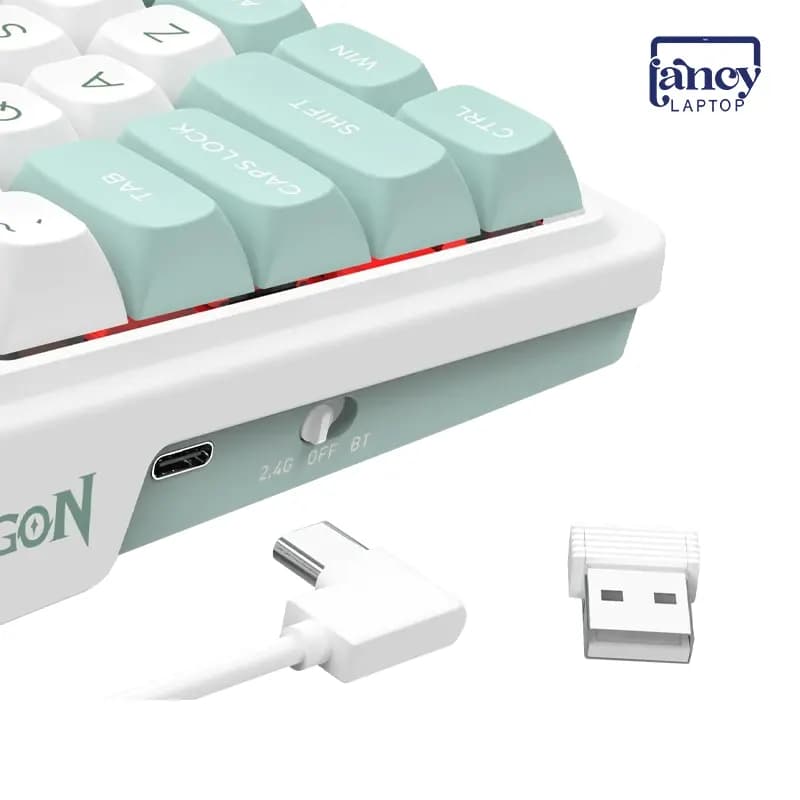 کیبورد بی سیم گیمینگ Redragon مدل GALATIN PRO 719WG RGB — تصویر ۵