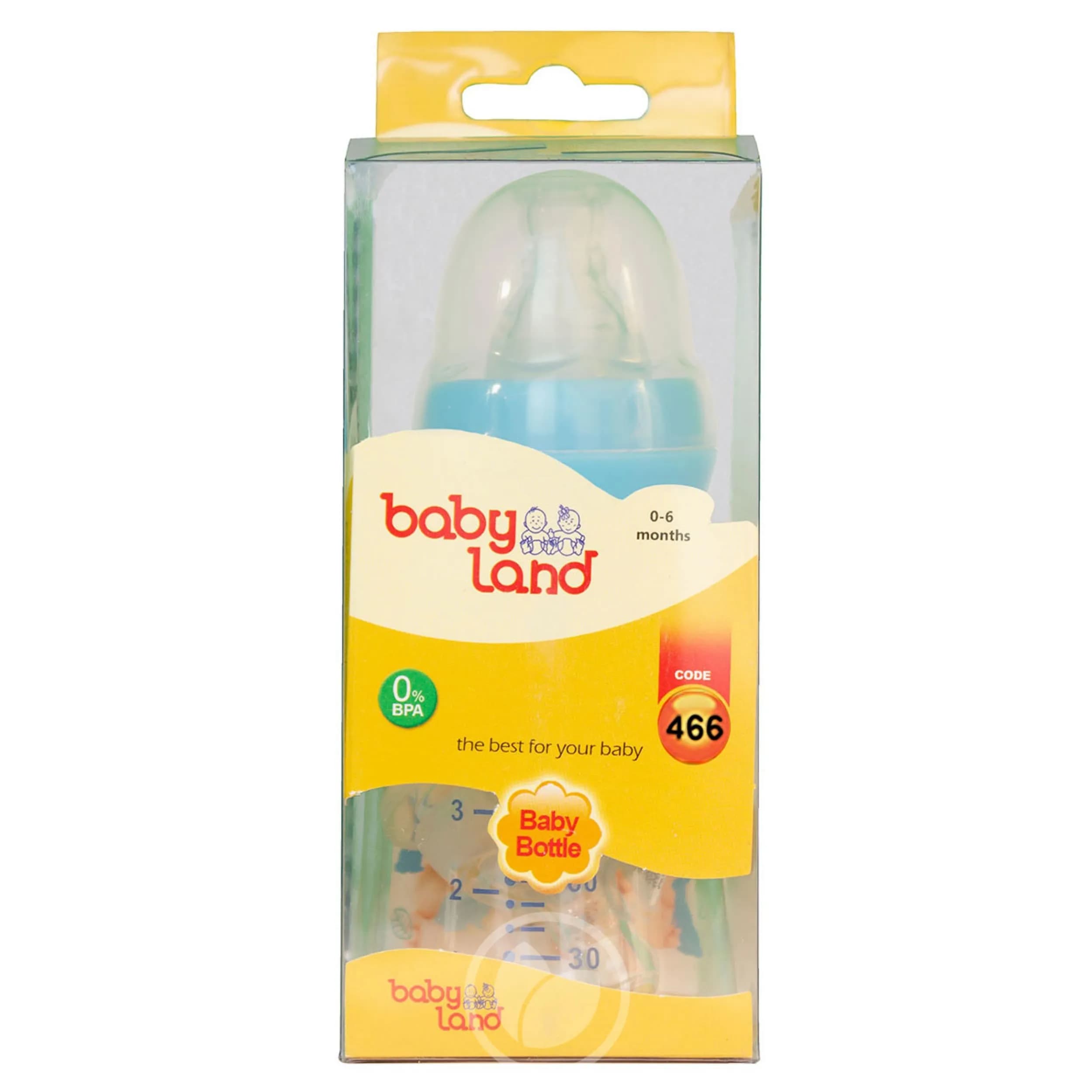 بیبی لند شیرخوری پیرکس کلاسیک فندوقی بی دسته 60 میل کد 466 — تصویر ۲