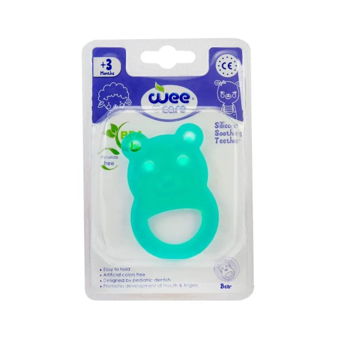 دندان گیر سیلیکونی وی کر طرح خرس کد T402/3