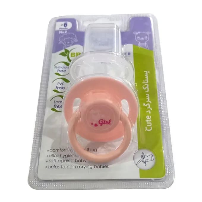 وی کر پستانک گرد قاب دار 6-12 ماه کد P102 — تصویر ۳