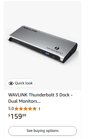 ایستگاه اتصال Wavlink Thunderbolt 3 — تصویر ۸