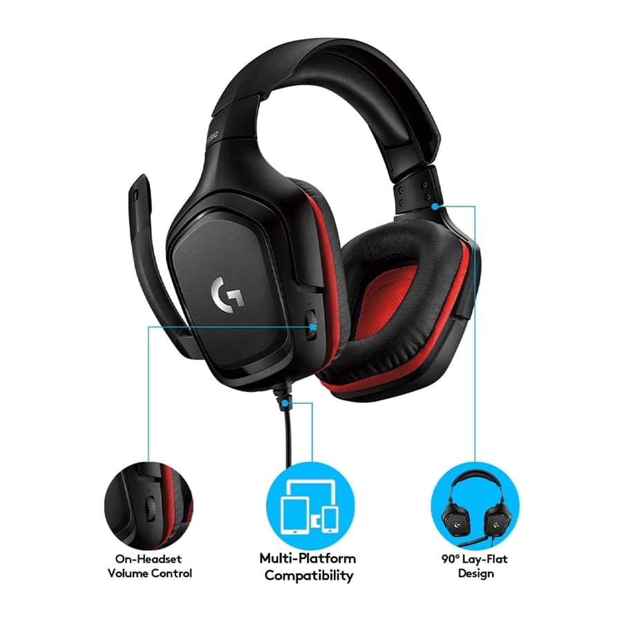 هدفون G332 لاجیتک — تصویر ۳