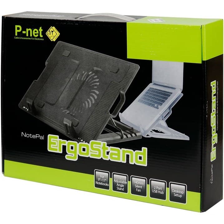 پایه خنک کننده لپ تاپ پی نت مدل P-701 — تصویر ۲