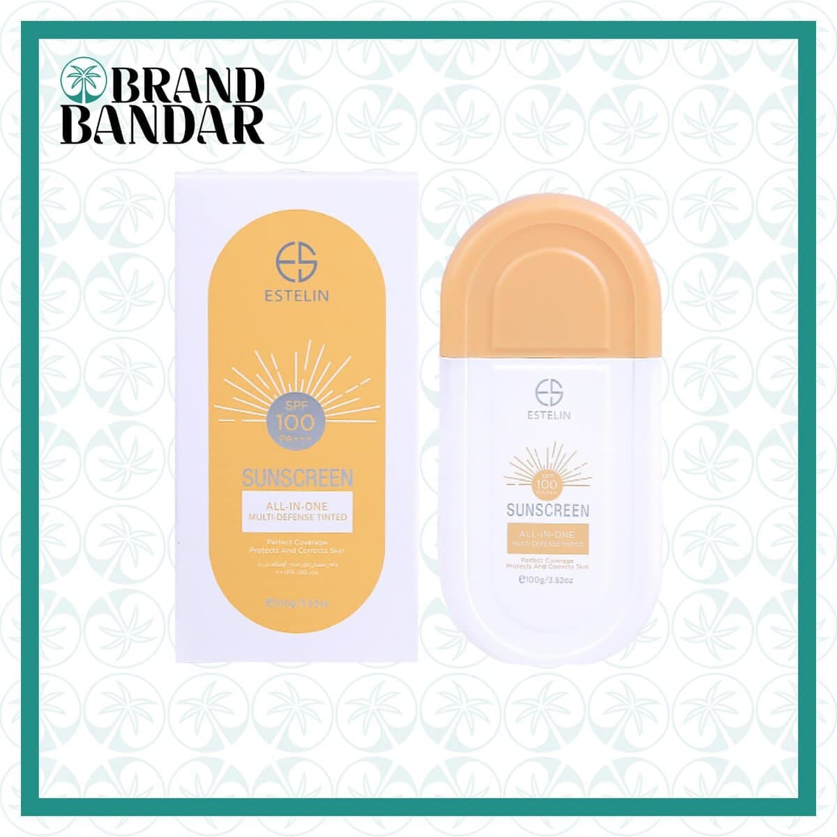 ضدآفتاب رنگی استیلن ESTELIN colorless sunscreen SPF100