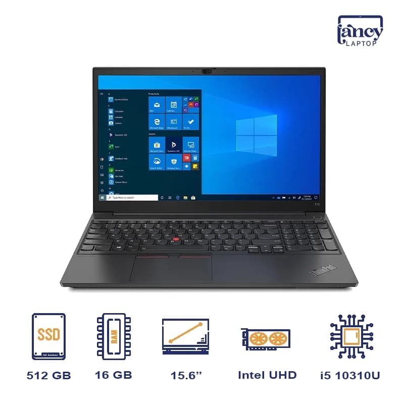 لپ تاپ استوک 15.6 اینچی لنوو مدل ThinkPad L15 i5-10310U 16GB-DDR4 512GB-SSD FHD