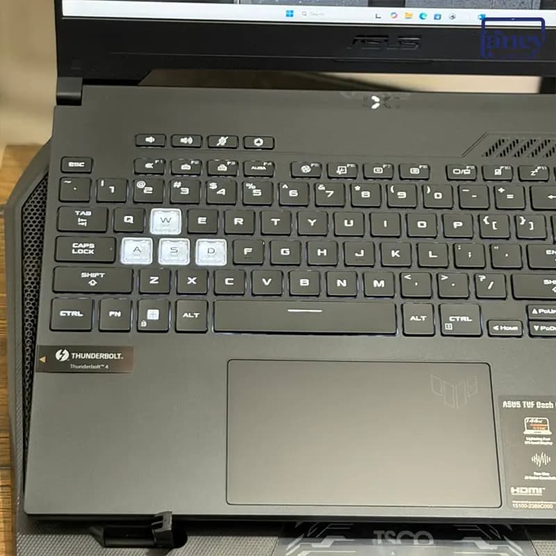 لپ تاپ اپن باکس 15.6 اینچی ایسوس مدل TUF Gaming FX517ZM i7-12650H 16GB-DDR5 512GB-SSD RTX3060-6GB FHD-144Hz — تصویر ۵