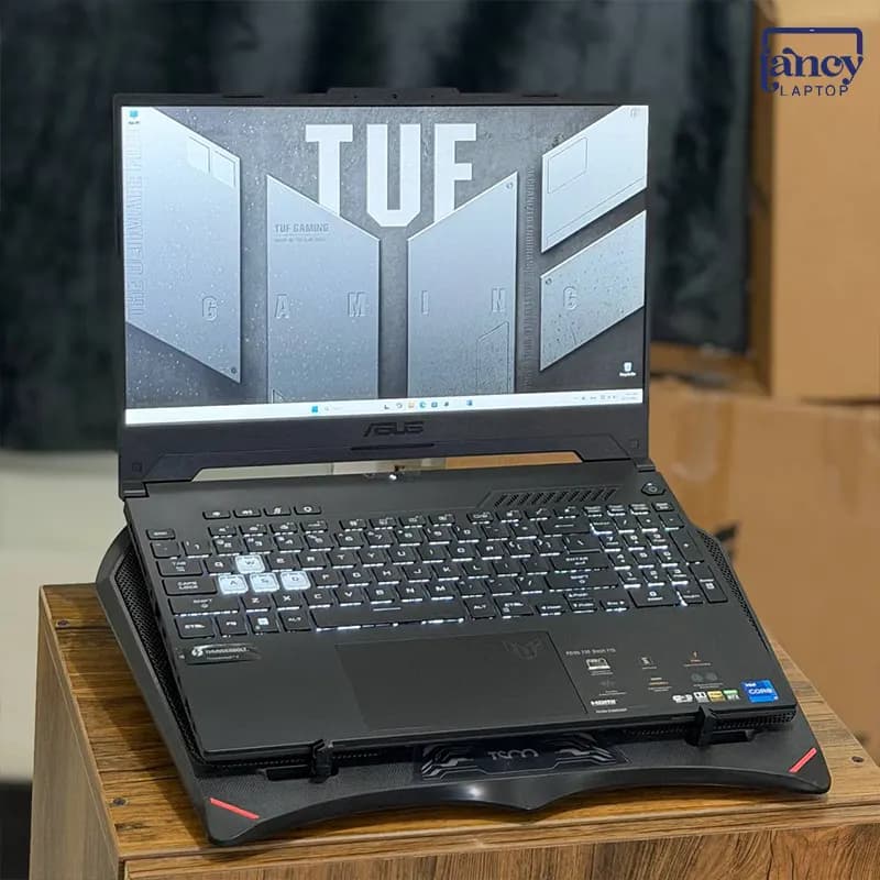 لپ تاپ اپن باکس 15.6 اینچی ایسوس مدل TUF Gaming FX517ZM i7-12650H 16GB-DDR5 512GB-SSD RTX3060-6GB FHD-144Hz — تصویر ۲