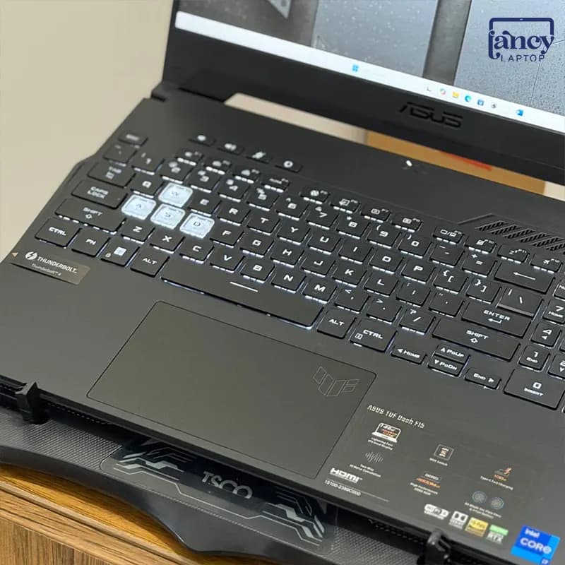 لپ تاپ اپن باکس 15.6 اینچی ایسوس مدل TUF Gaming FX517ZM i7-12650H 16GB-DDR5 512GB-SSD RTX3060-6GB FHD-144Hz — تصویر ۸