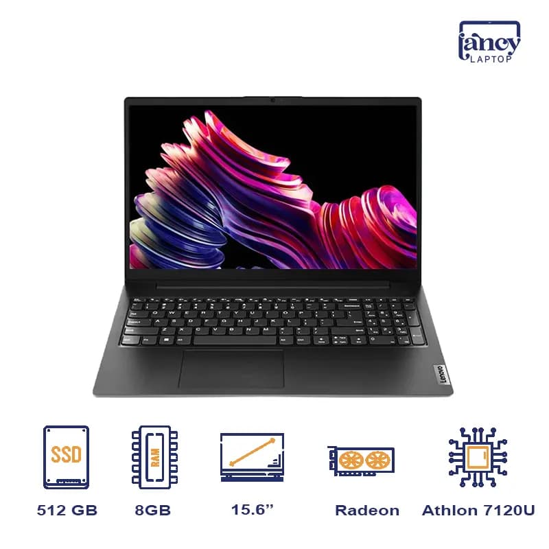 لپ تاپ اپن باکس 15.6 اینچی لنوو مدل V15 G4 Athlon Silver 7120U 8GB 512GB-SSD Radeon Vega-2GB FHD