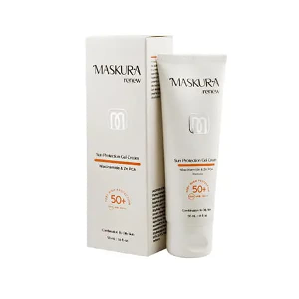 کرم ژل ضد آفتاب پوست چرب SPF50 ماسکورا ۵۰ میلی لیتر — تصویر ۲