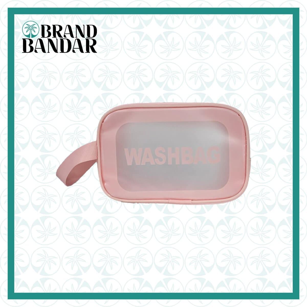 کیف (واش بگ) ۳ تیکه صورتی Pink Wash 3 bag — تصویر ۴