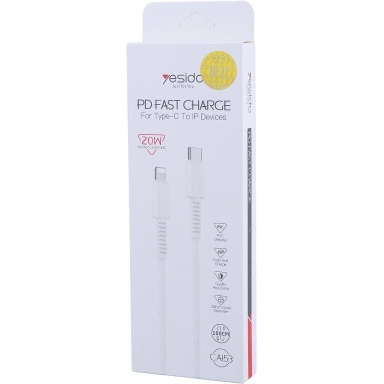 کابل شارژ Yesido Type-C to Lightning مدل CA153 — تصویر ۶
