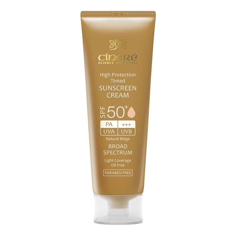 کرم ضد آفتاب رنگی SPF50 سینره 50 میلی لیتر — تصویر ۳