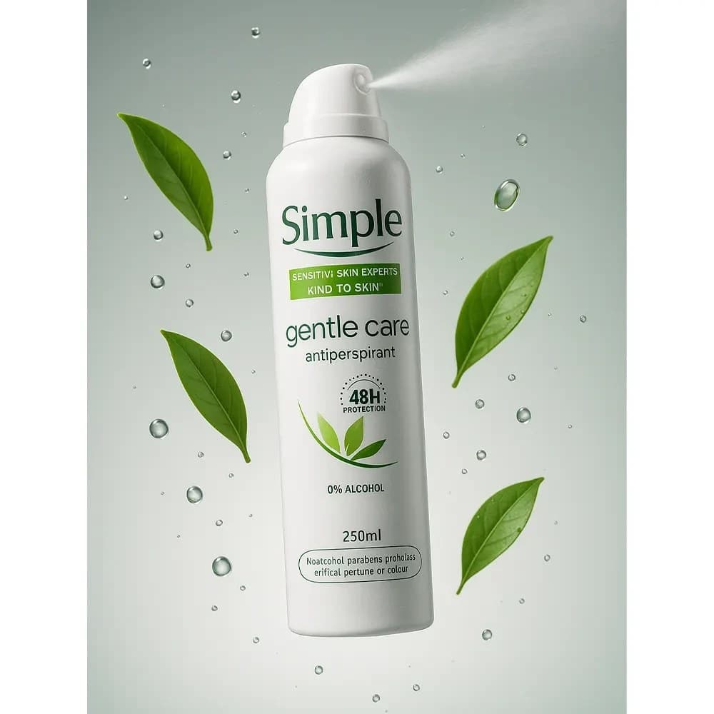 اسپری ضد تعریق مدل Gentle Care حجم ۲۵۰ میل