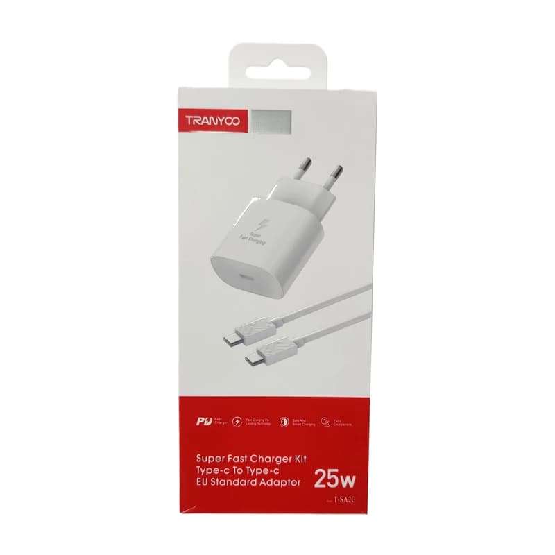 شارژر دیواری 25W فست و PD تک پورت ترانیو مدل T-SA2C — تصویر ۶