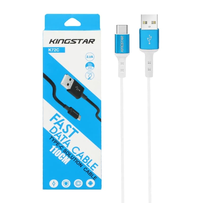 کابل تبدیل USB به USB-C کینگ استار مدل K72C