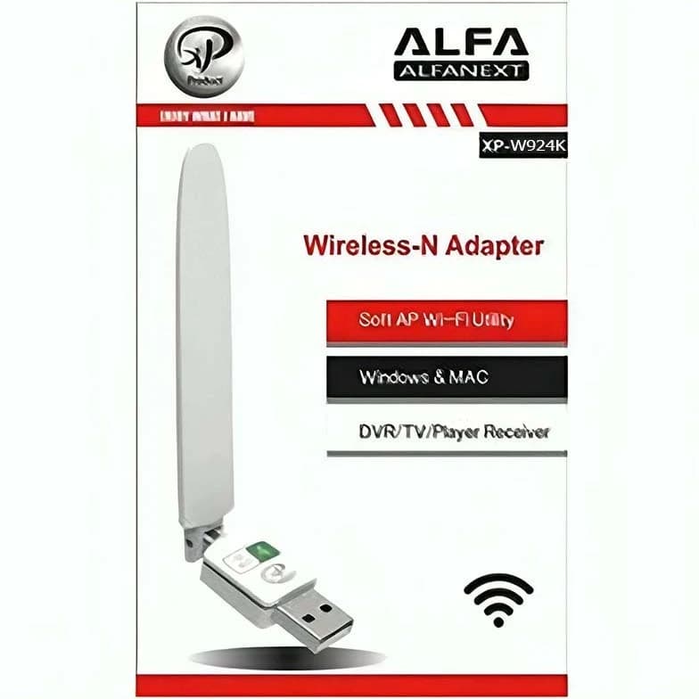کارت شبکه بی‌سیم ایکس پی مدل XP-W924 با آنتن