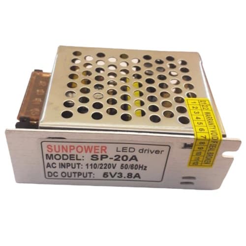 منبع تغذیه سوییچینگ فلزی 5v 3.8A — تصویر ۳