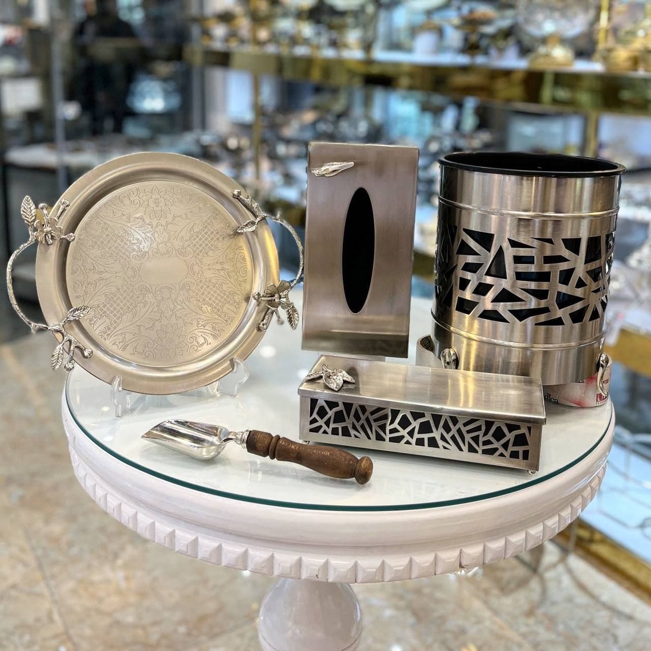 ست سینی و لوازم پذیرایی لیزری