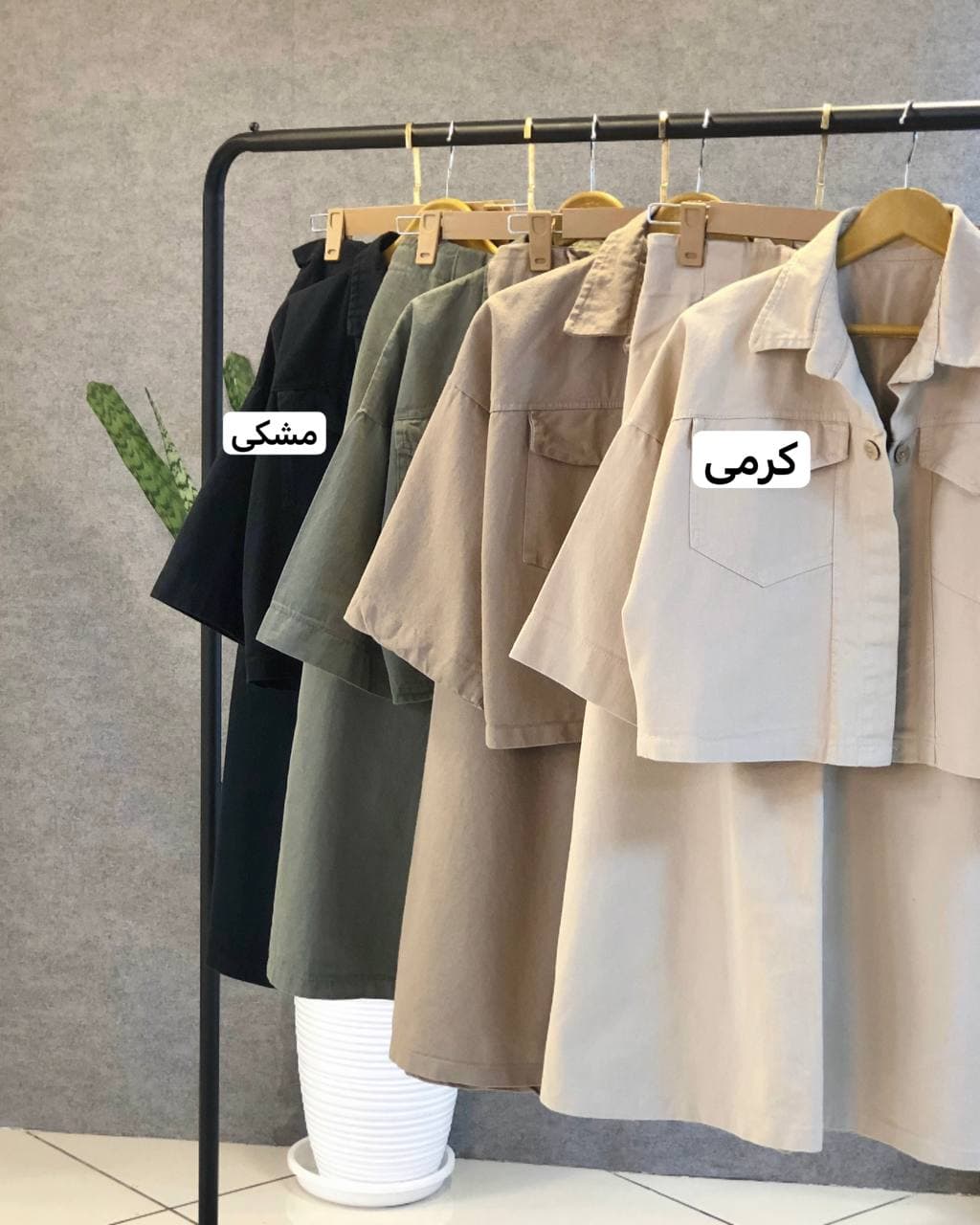 کت دامن کتان کد 0336 — تصویر ۶
