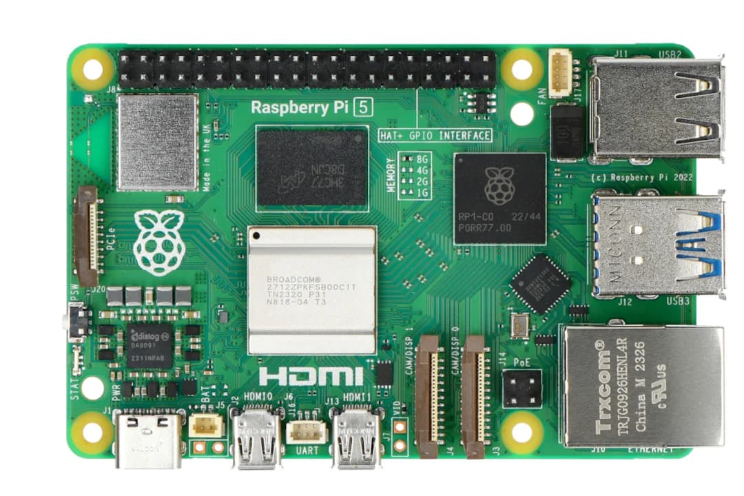 برد رسپبری پای 5 تولید انگلستان با رم 4 گیگابایت | Raspberry pi 5 with 4G RAM — تصویر ۳