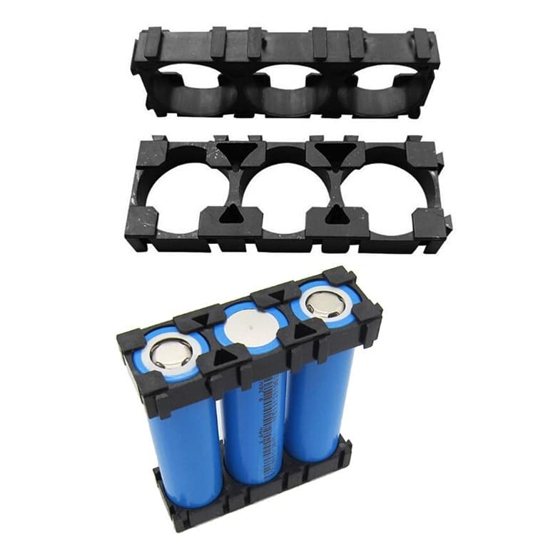 براکت پلاستیکی 1X3 نگهدارنده باتری های لیتیوم یون 18650 — تصویر ۳