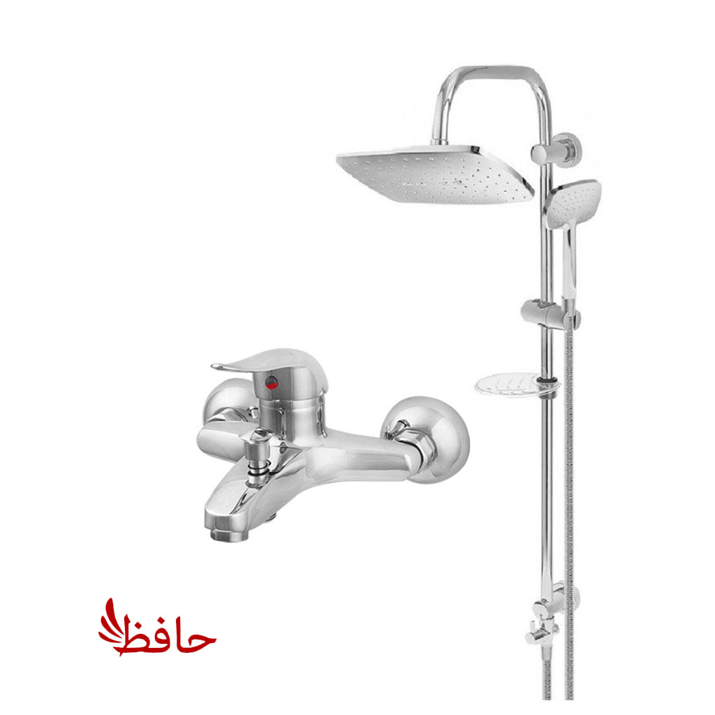 مجموعه 2 عددی شیر حمام و علم دوش دو کاره رسوبگیر اتومات