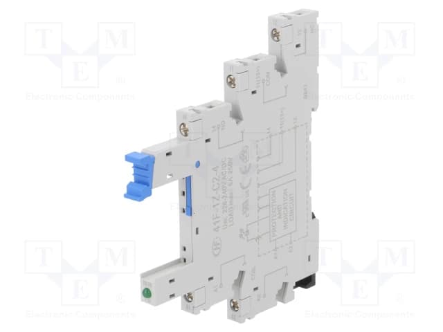 سوکت 220 ولت رله PLC برند هنگفا مدل HONGFA 41F-1Z-C2-4 — تصویر ۲