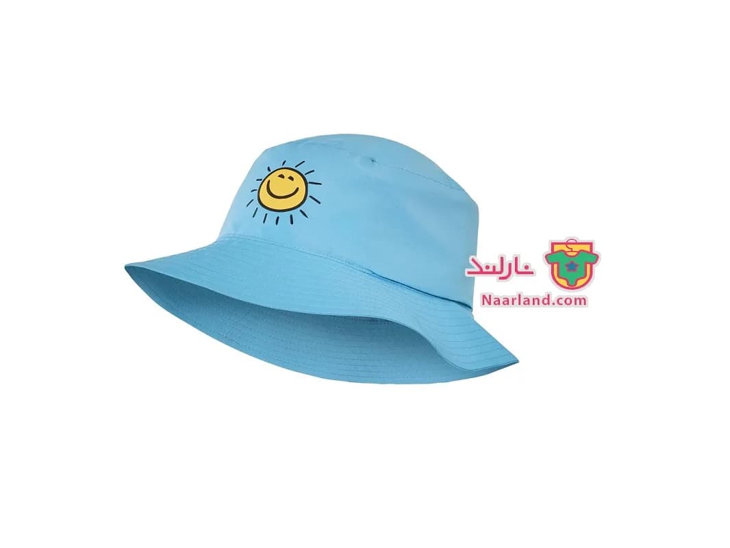 کلاه باکت آفتابگیر جمع شو Lupilu آلمان آبی آسمانی طرح خورشید