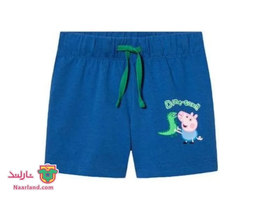 شلوارک Peppa pig آلمان آبی طرح پپا پیگ