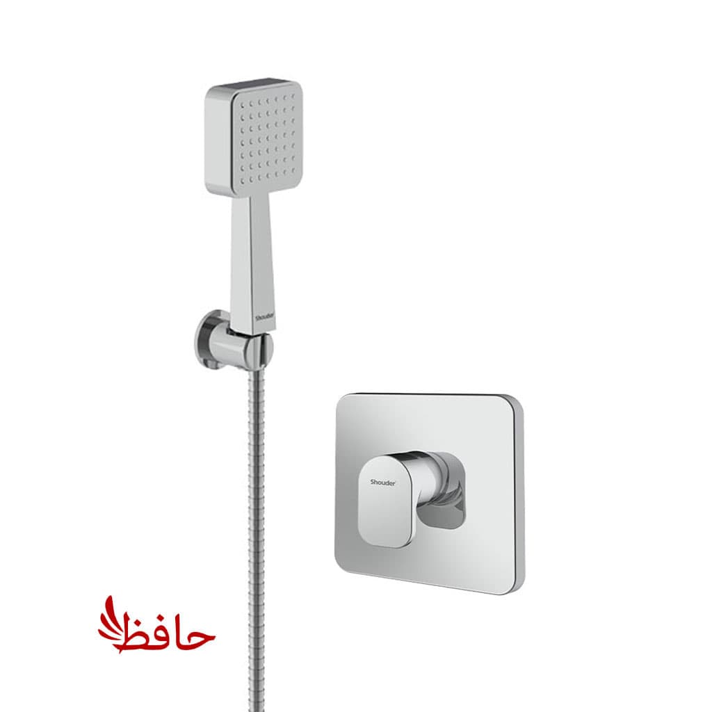 شیر حمام توکار شودر مدل تاین کروم تیپ 2