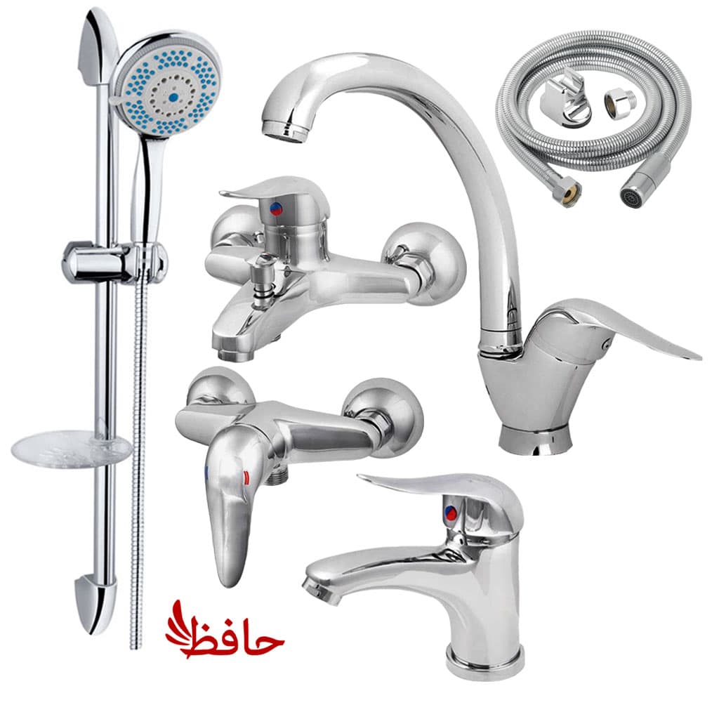 پک شش تیکه شیرالات رخشا مدل آتن 5 سال گارانتی