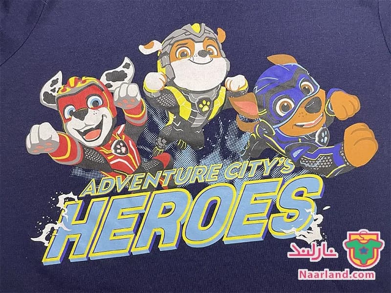 بلوز آستین بلند Paw Patrol آلمان سرمه ای طرح سگهای نگهبان — تصویر ۳