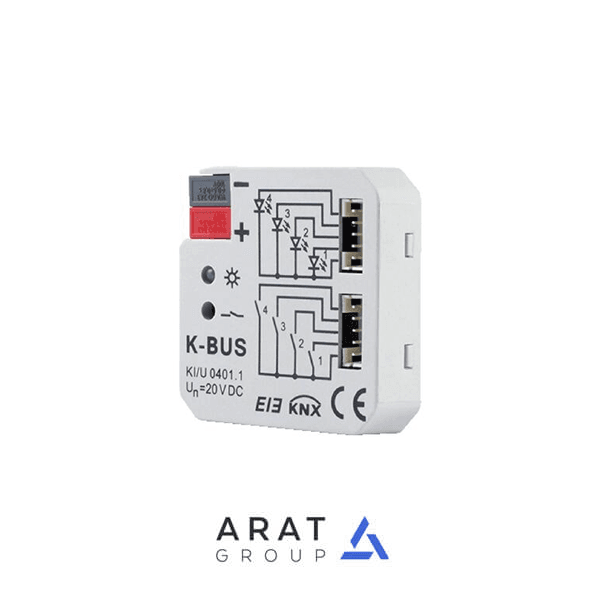 مبدل سنتی به هوشمند چهار کانال KNX برند GVS