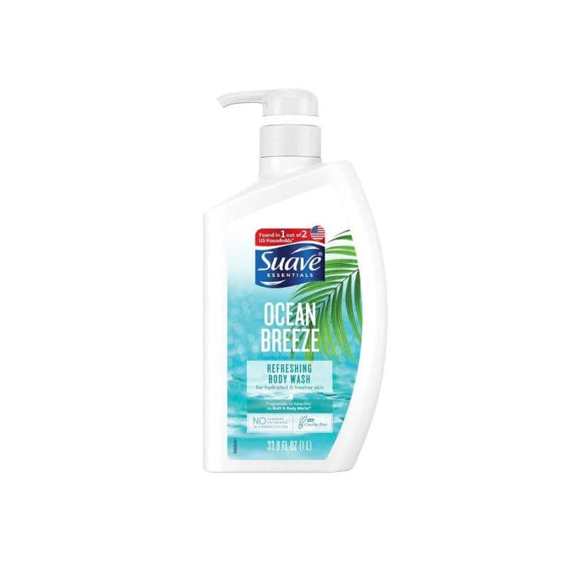 شوینده بدن سواو Suave Ocean Breeze حجم 1 لیتر — تصویر ۲