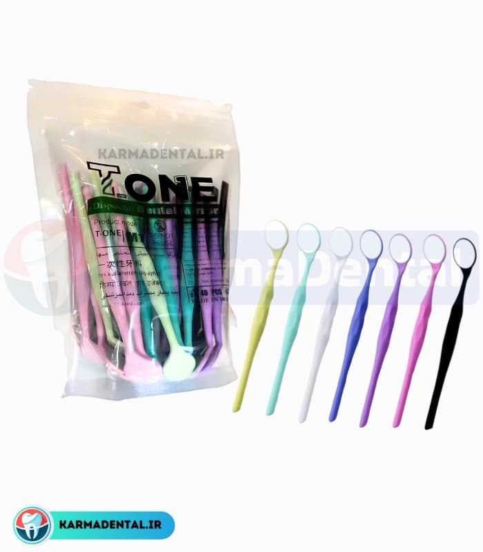 آینه یکبار مصرف دندانپزشکی تی وان T One — تصویر ۴