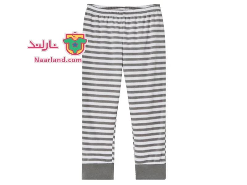 ست بلوز شلوار فوتر ظریف Lupilu آلمان طرح راکون خاکستری — تصویر ۵
