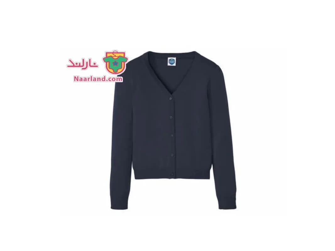ژاکت بافت ( کاردیگن ) دخترانه اسمارت (Smart Start) آلمان سرمه ای ساده