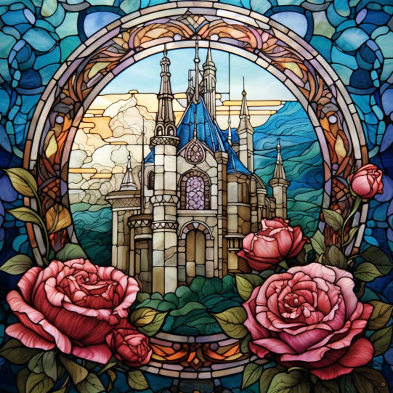 کتاب Stained glass castle III