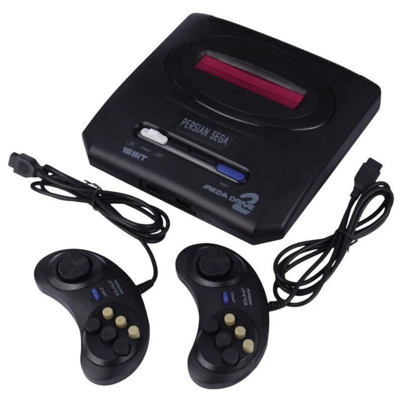 کنسول بازی سگا SEGA دو دسته حافظه دار (پلمپ) اورجینال — تصویر ۵
