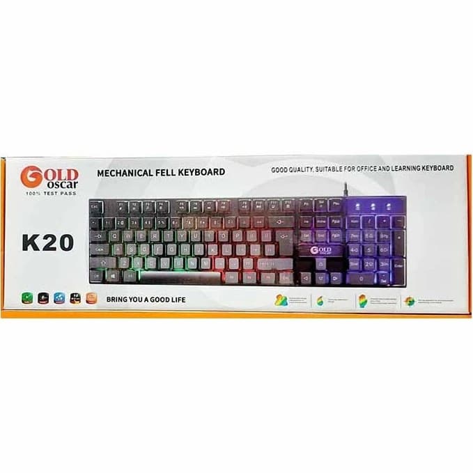 کیبورد گیمینگ Gold Oscar گلد اسکار مدل K20 — تصویر ۳
