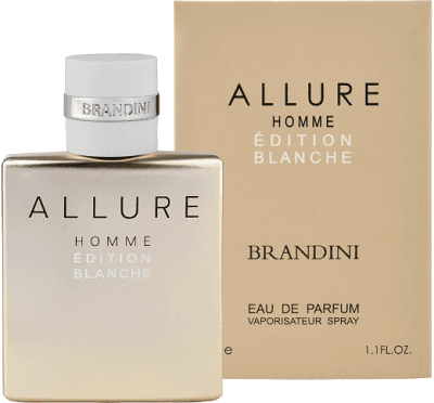 ادکلن جیبی مردانه برندینی BRANDINI ALLURE HOMME EDITION BLANCHE 33ML — تصویر ۲