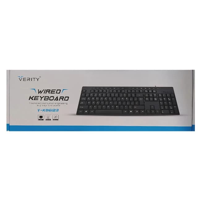 کیبورد سیمی وریتی Verity مدل K6123 — تصویر ۴