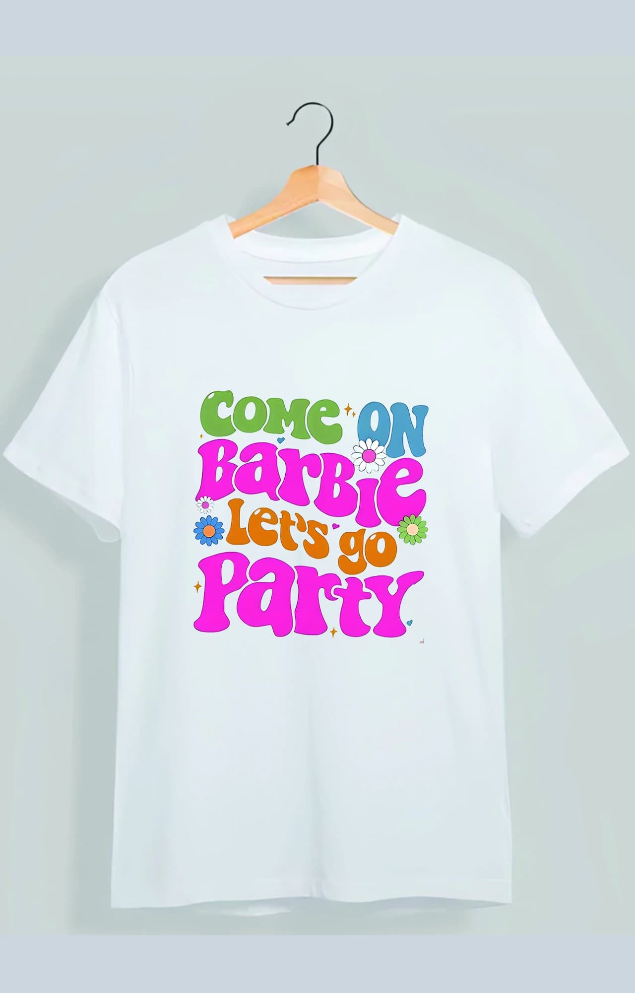 تیشرت اسپان طرح باربی barbie کد 75