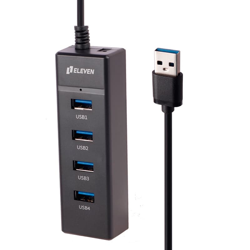 هاب 4 پورت USB2.0 ایلون Eleven مدل H201 — تصویر ۲