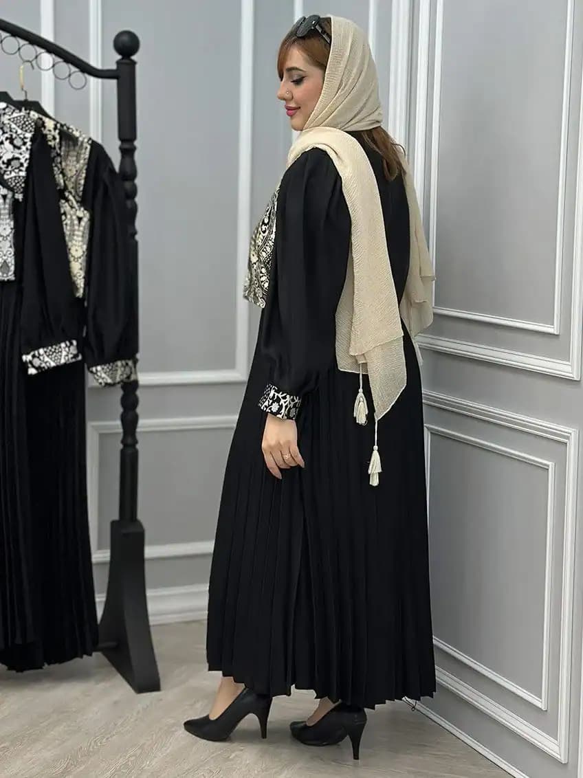 ست سه تیکه (ژیله سارافون و کمربند) گلبهار — تصویر ۸