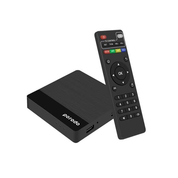 اندروید باکس پرودو Porodo Android TV Box Video Streaming Unlimited Streaming