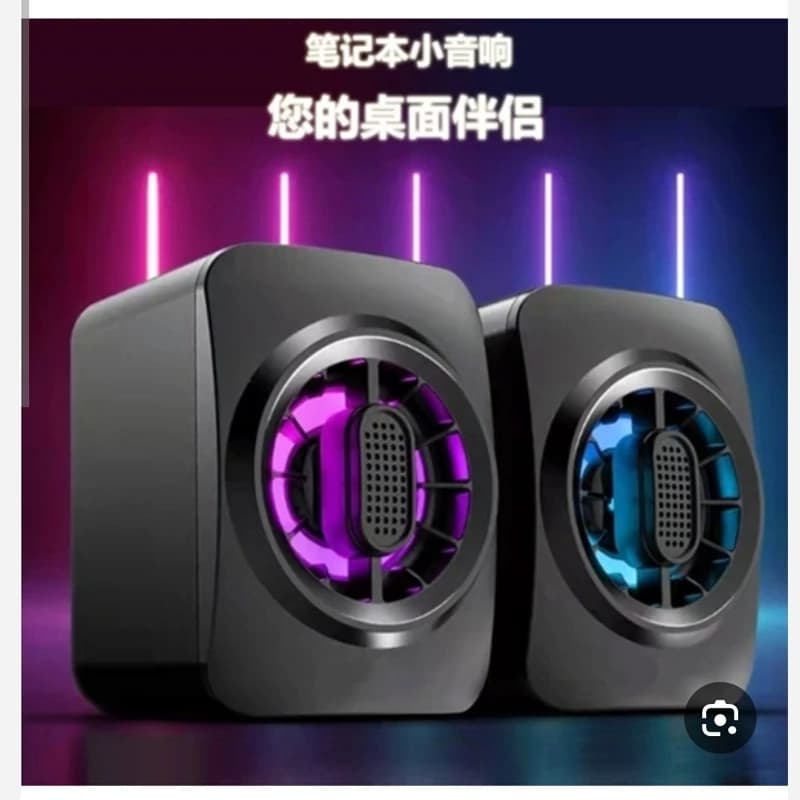 اسپیکر 2 تکه RGB دار میکوسو Mikuso SPK054 اورجینال — تصویر ۲
