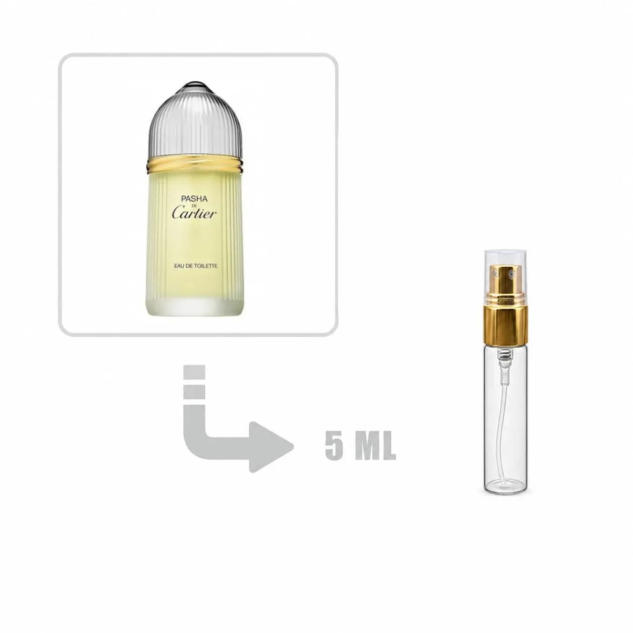 دکانت عطر ادکلن کارتیر پاشا 5 میلی اصلی | Cartier – Pasha