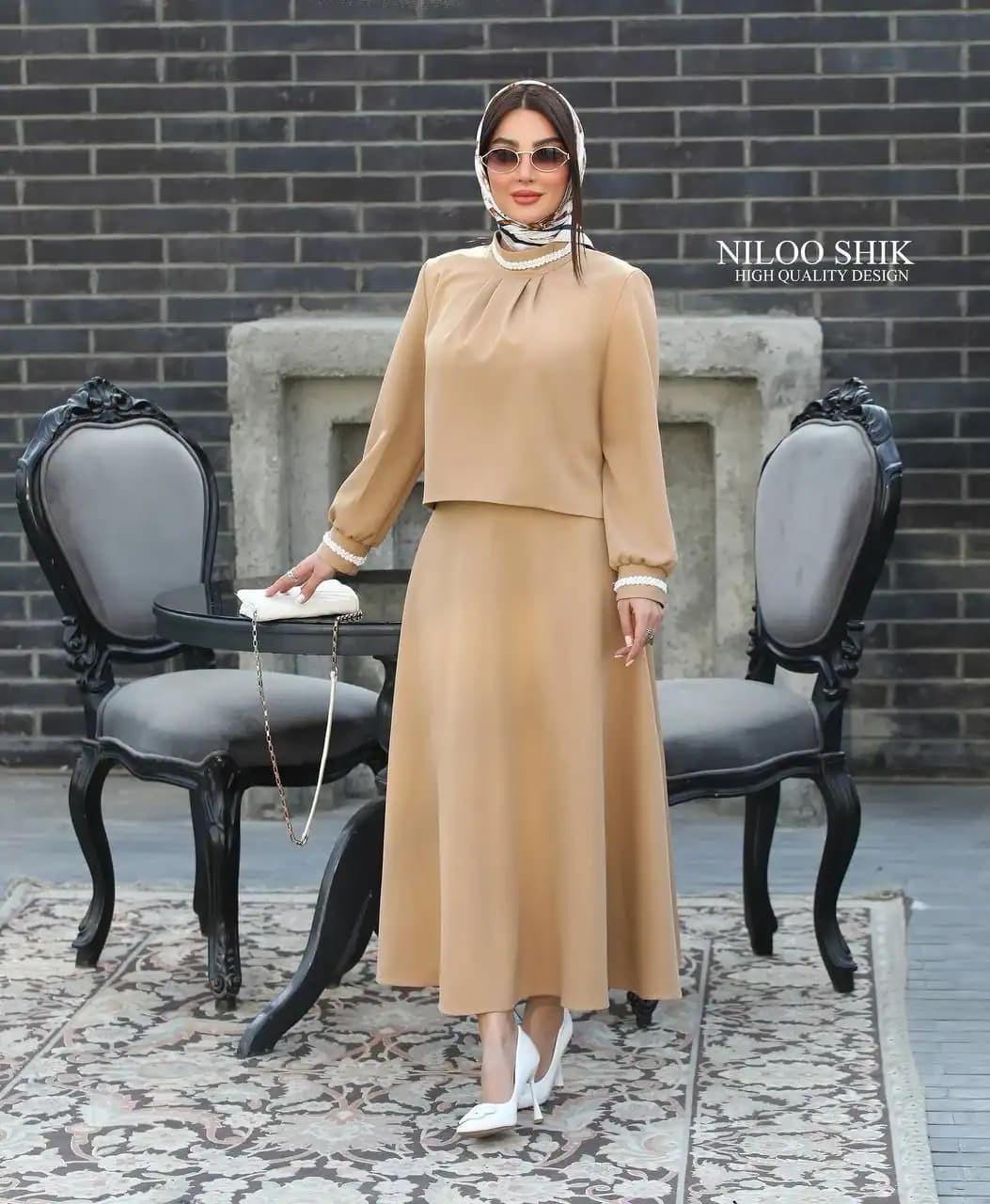 شومیز دامن مدل رزالین — تصویر ۳
